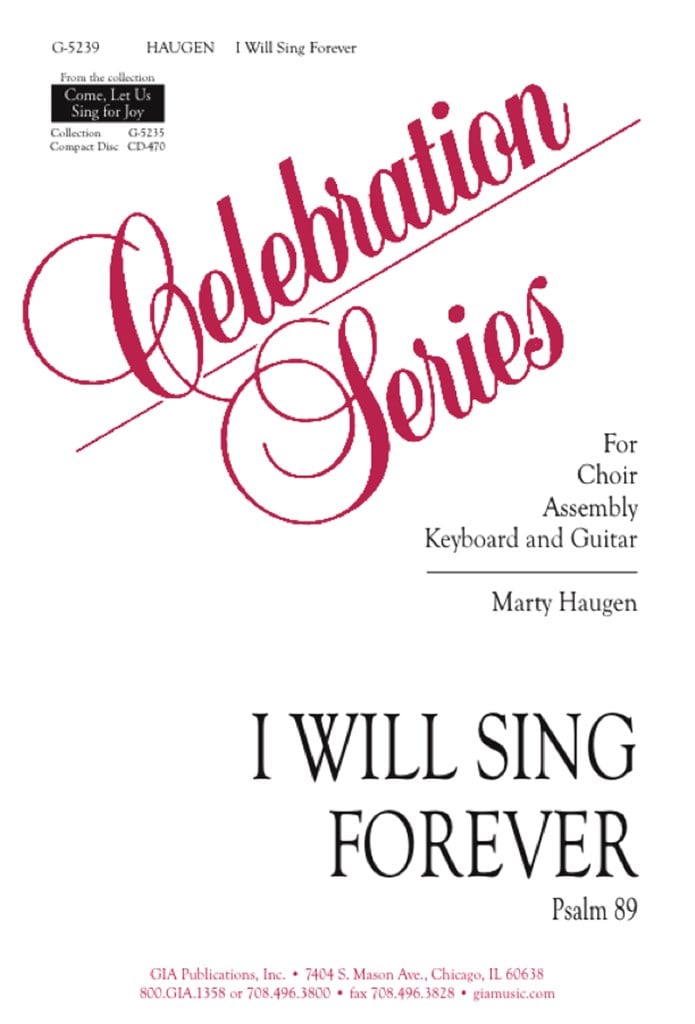 I Will Sing Forever